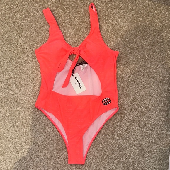 Coral One-Piece Swimsuit xl